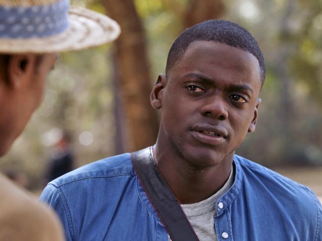 Daniel Kaluuya who plays Chris in a scene from the movie Get Out.