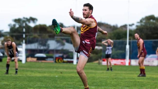 Mount Compass star Tom Pinyon. Picture: Mount Compass Football Club