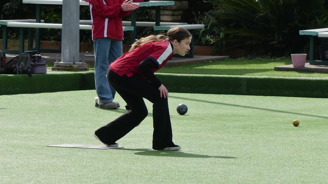 Teenager Tahlia Brown created a slice of history by becoming the first junior to play in a club championship event. Picture: Helen van der Werff