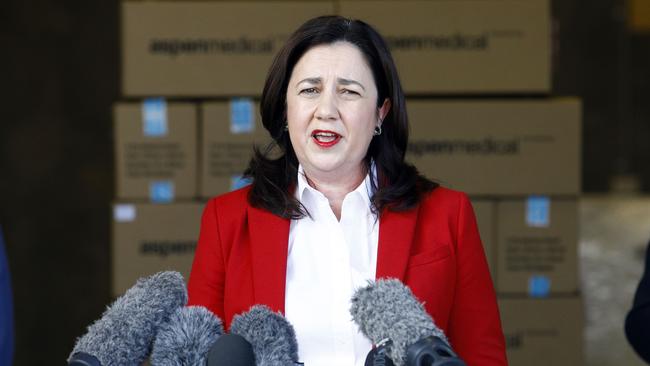 Premier Annastacia Palaszczuk this week said she was prepared to lose next month’s election if it meant keeping Queenslanders safe. Picture: Picture: NCA NewsWire/Tertius Pickard