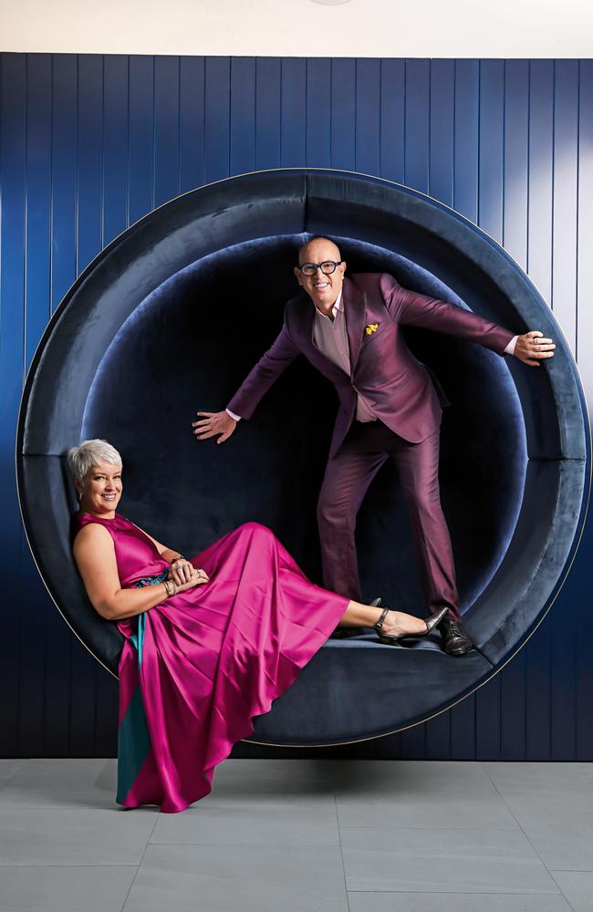 Icon Group founders Cathie Reid and Stuart Giles. Cathie will be a special guest at a new fashion event. Picture: Mark Cranitch