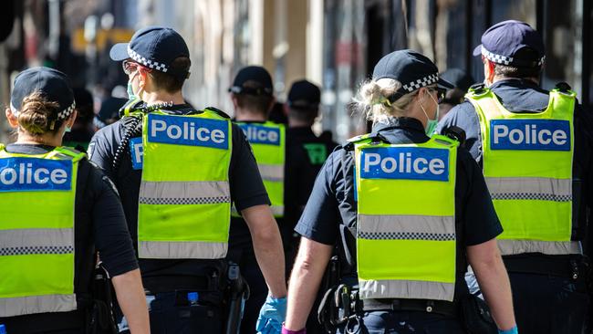 The leading senior constable was told not to return to his usual workplace after his posts on social media questioned how new gym rules fit within the force’s gender equality and inclusiveness policy. Picture: Sarah Matray