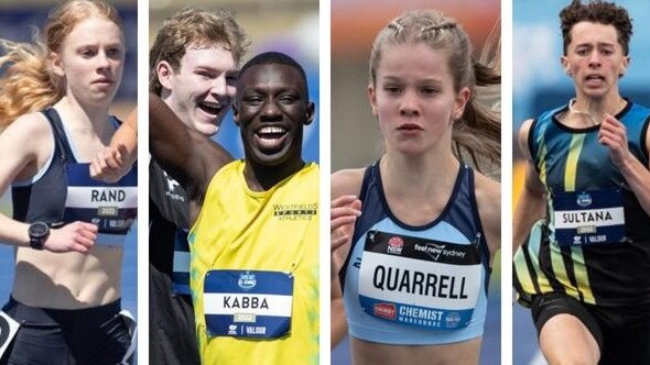 Some of the NSW young guns chasing gold as the Australian All Schools athletics 2022 in Adelaide.