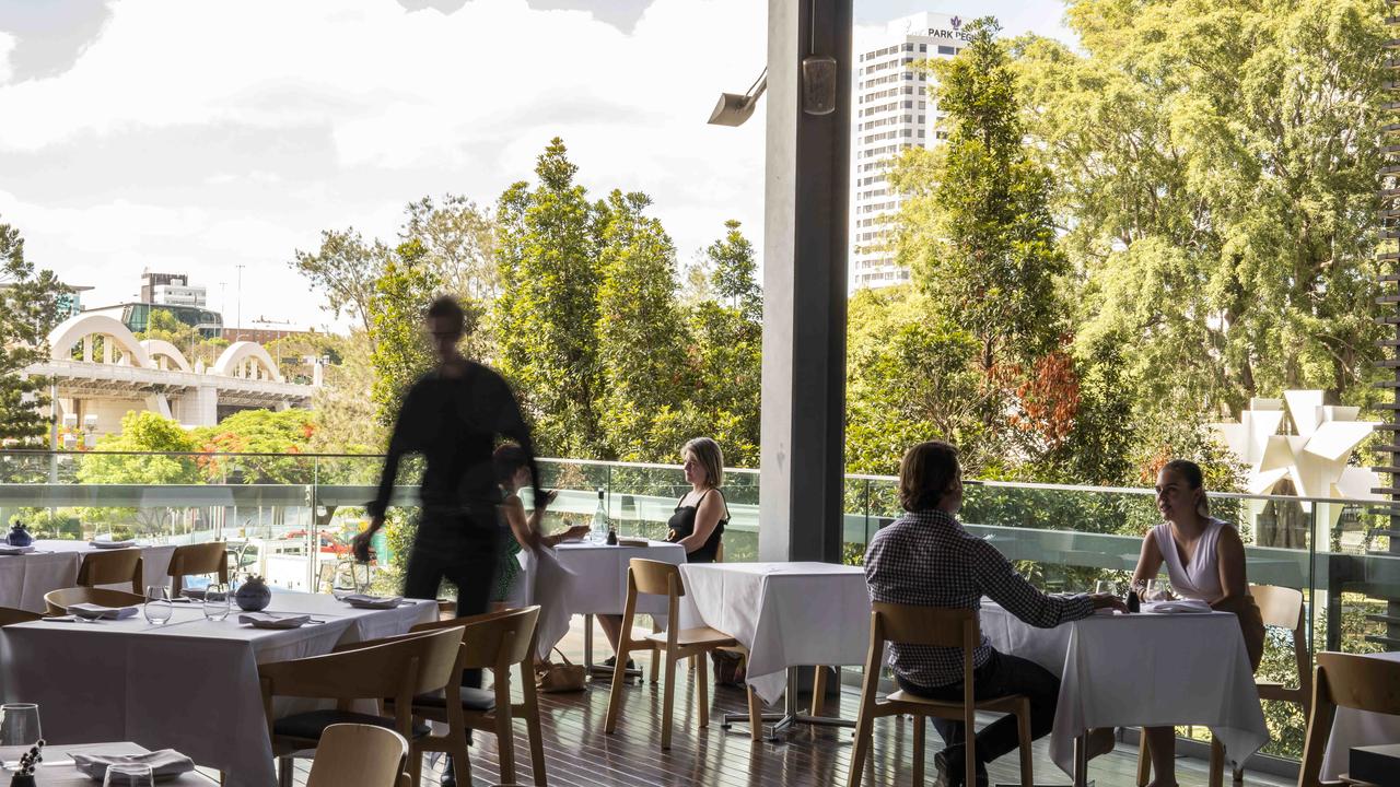 GOMA restaurant in South Brisbane. Picture: Mark Cranitch.