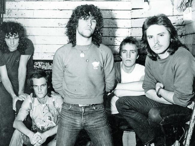 ‘Waiting for their moment to shine’ … by 1978 Cold Chisel were burning bright, now joined by Phil Small (right).