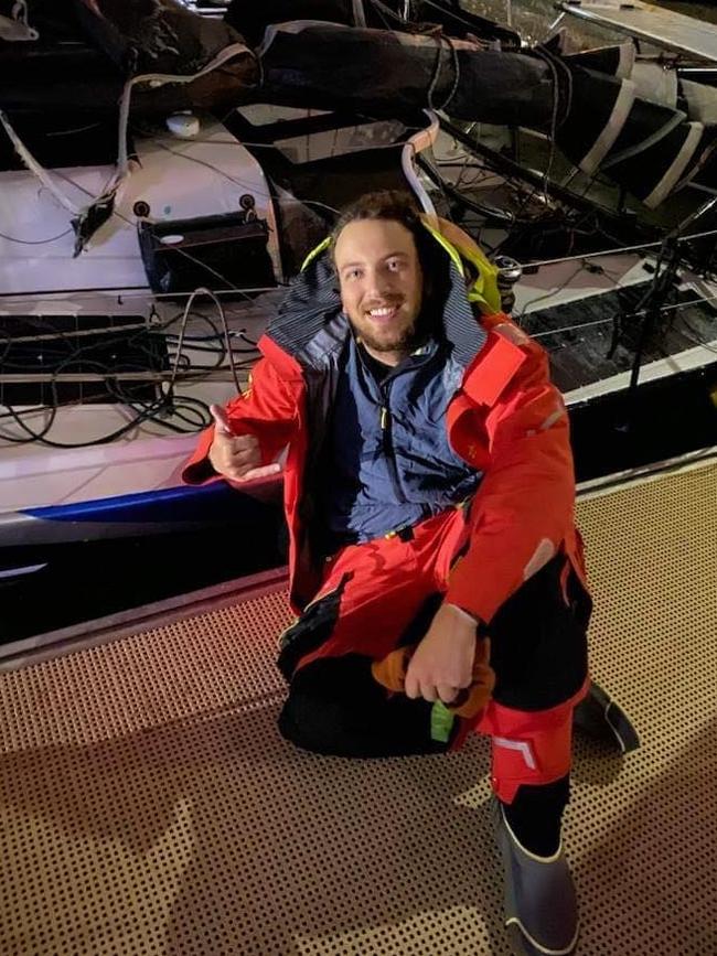 A rescue effort was launched after Gold Coast sailor Xavier Doerr activated an emergency beacon off South Australia on July 8. Picture: Facebook/ The Little Aussie Lap.