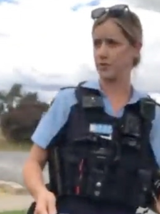 However, NSW Police did not share her views. Picture: Twitter