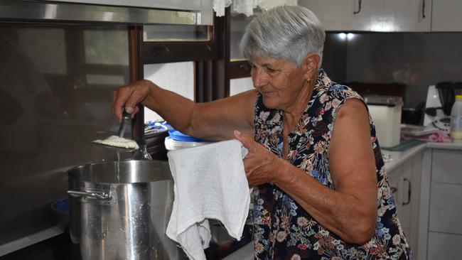 Habana resident Phyllis Abela has been making cheese since she was a little girl. Photo: Janessa Ekert