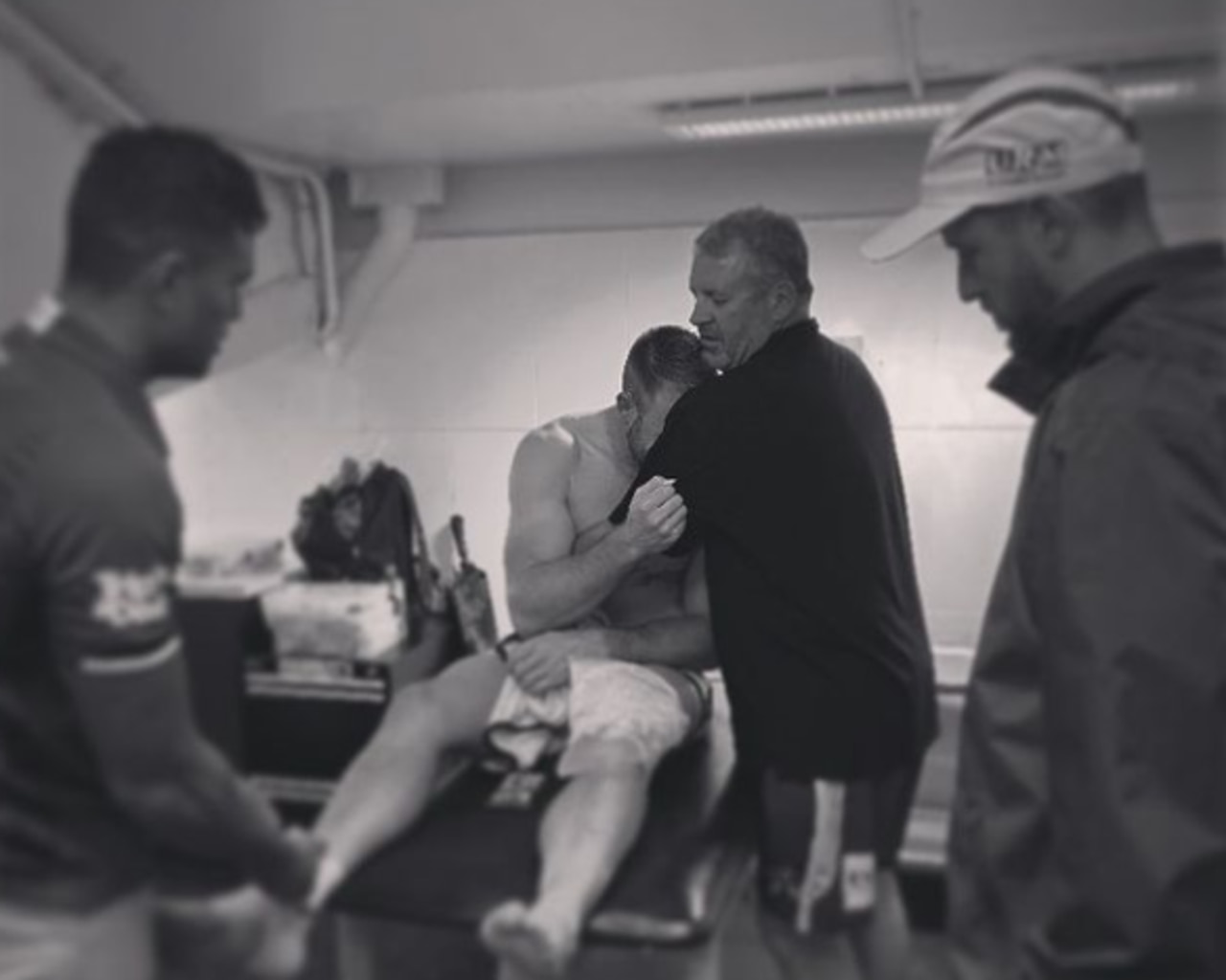 Andrew Davey's Instagram photo from inside the sheds. Picture: Instagram