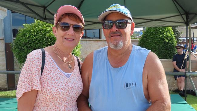 June and Brian Jensen from Airlie Beach joined the South Burnett celebrations.