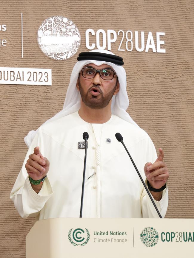 Sultan Ahmed Al Jaber, President of the COP28.