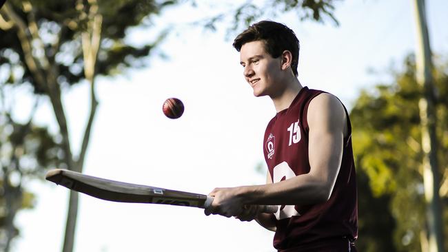 Jack Clayton in 2015 when he was an elite junior Aussie rules junior. Pic Mark Cranitch.