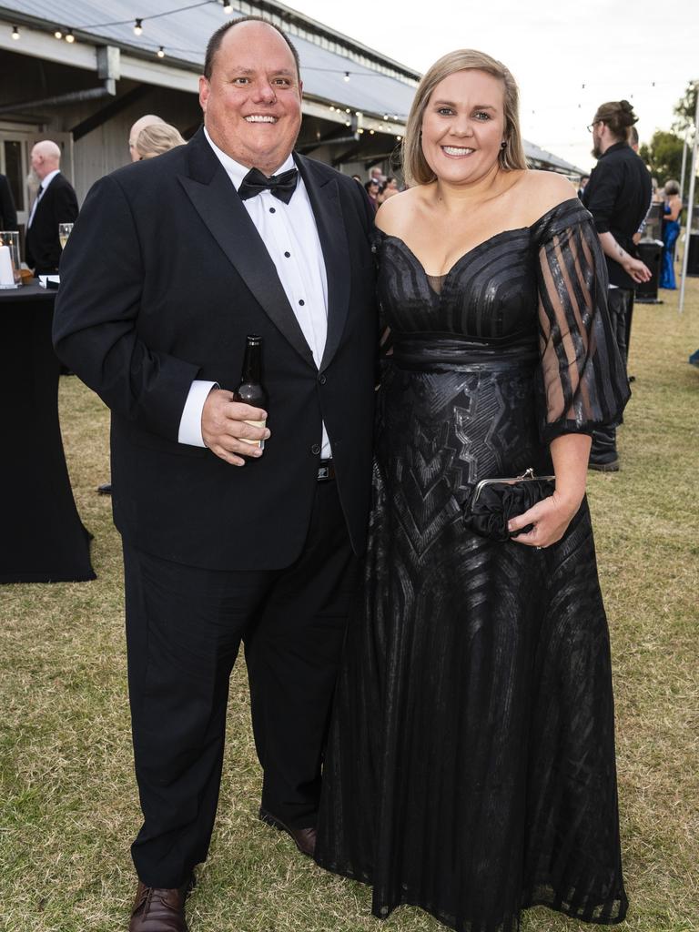 Anton and Ally Griffiths at LifeFlight Toowoomba Gala at The Goods Shed, Saturday, May 6, 2023. Picture: Kevin Farmer