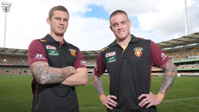 Dayne and Claye Beams will appear on Fox Footy’s On The Mark. Picture: Jono Searle