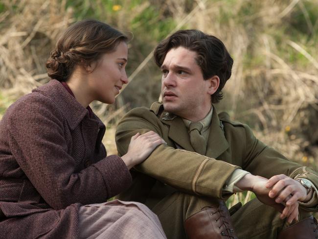 No game ... Alicia Vikander and Kit Harrington in Testament Of Youth.