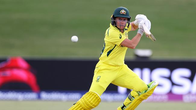 Alyssa Healy carved out a big half-century for Australia against Pakistan (Photo by Fiona Goodall/Getty Images)