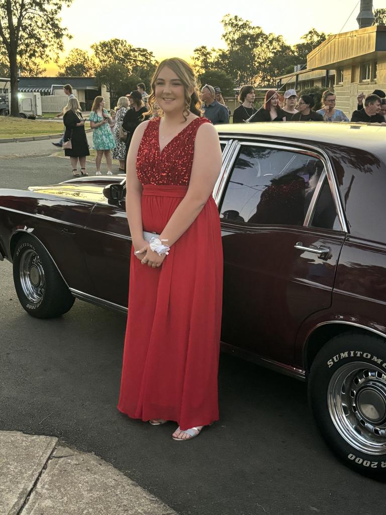 The students from Nanango State School celebrate their formal.