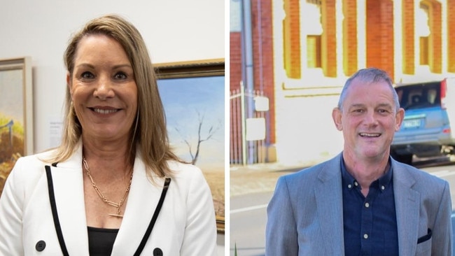 Mayor Helen Blackburn and Bundaberg CEO Rob Williams