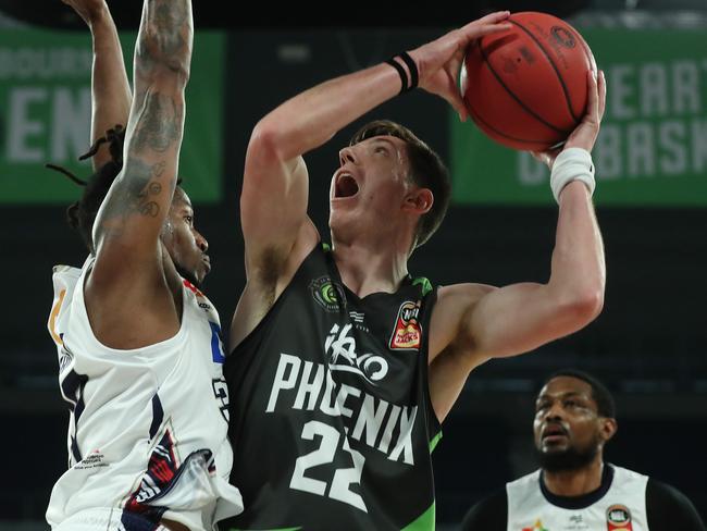 Dane Pineau is fast establishing himself as one of the NBL’s most reliable role-playing big men. Picture: Michael Klein