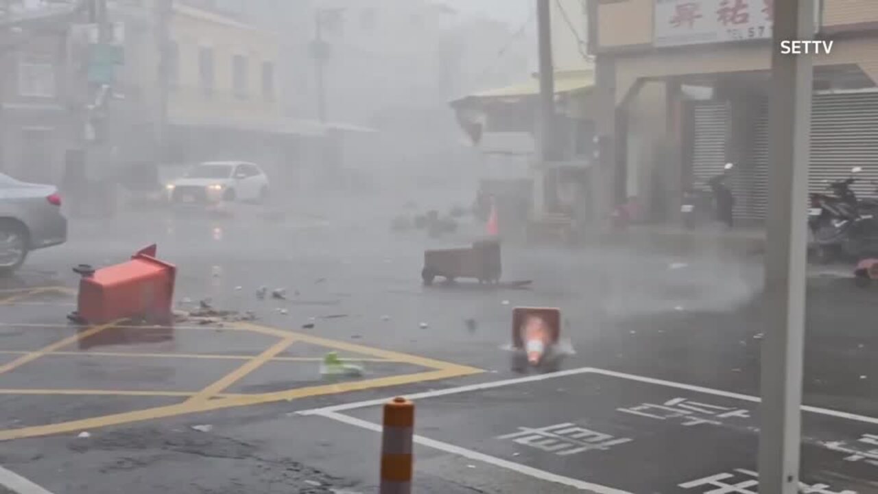 Weakened But Still Strong, Typhoon Krathon Slams Into Taiwan | The ...