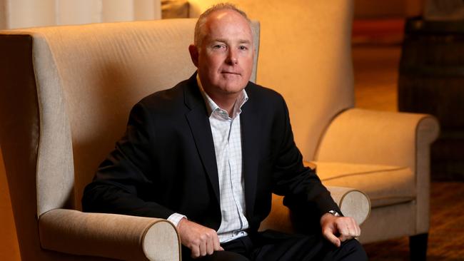 Treasury Wine Estates chief executive Michael Clarke. Picture: Stuart McEvoy.
