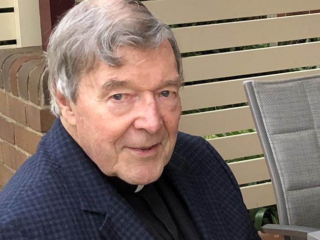 ## EXCLUSIVE for The Australian ONLY ## 13/04/2020: Cardinal George Pell on the grounds of Sydney's Good Shepherd Seminary in Homebush following Easter.