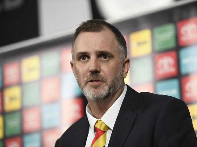 Adelaide Crows chief executive Tim Silvers says the Crows would join a National Reserves comptition. Picture: Naomi Jellicoe