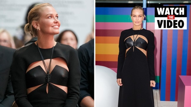 Lara Worthington stuns in rare red carpet appearance