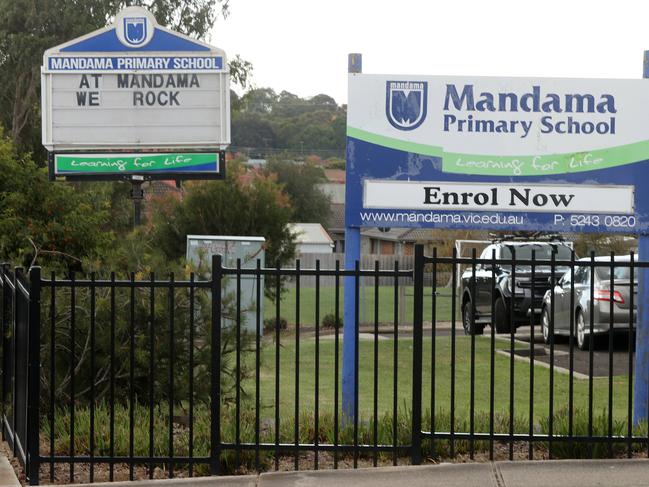 Mandama Primary in Grovedale. Picture: Alison Wynd