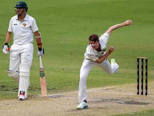 TEST SPOT: Toowoomba junior Brendan Doggett (right) said he was absolutely by the news he had been named in coach Justin Langer's latest Australian Test team. Picture: GLENN HUNT