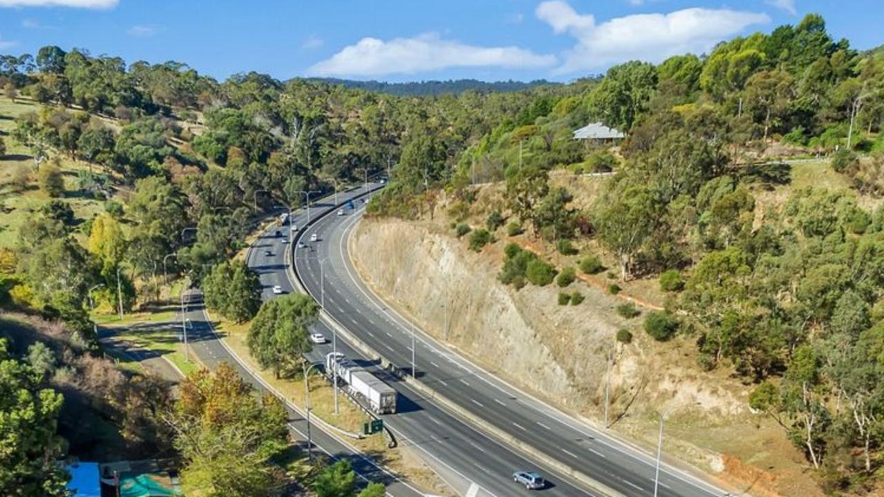 The goat has been sighted on the South Eastern Freeway in South Australia. Picture: supplied