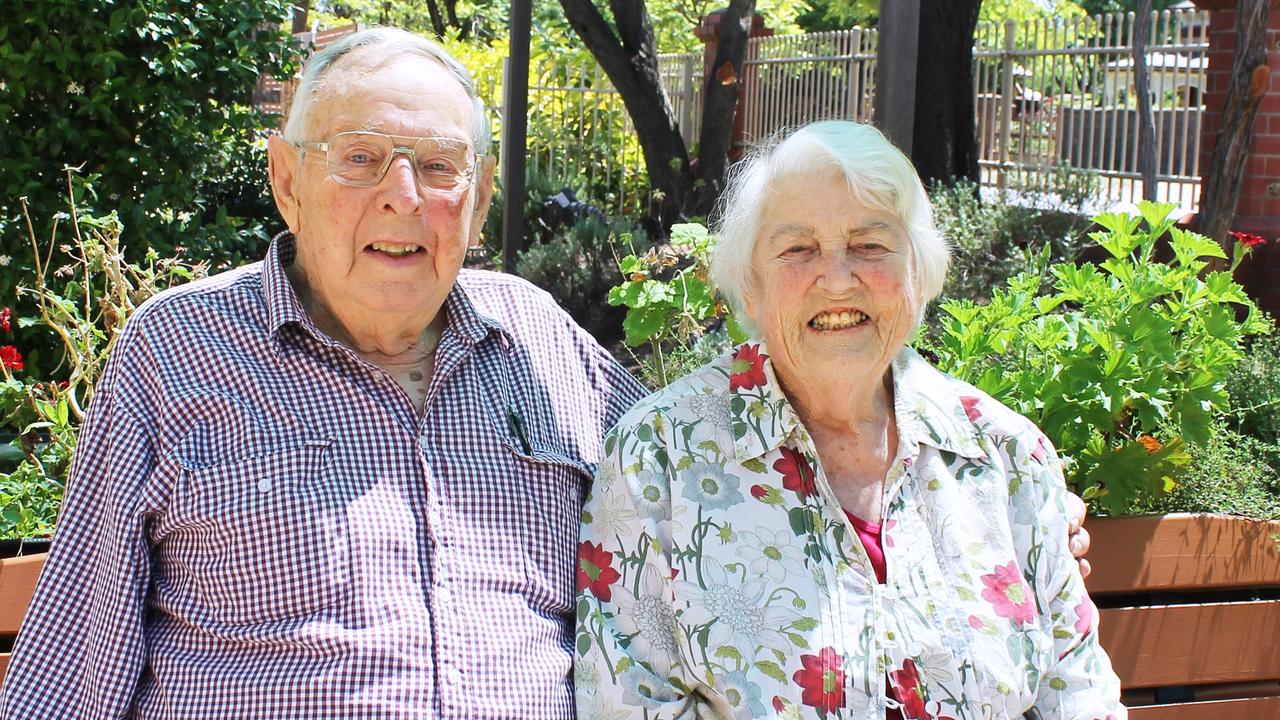 John and Joan Hughes. Picture: Supplied by Resthaven