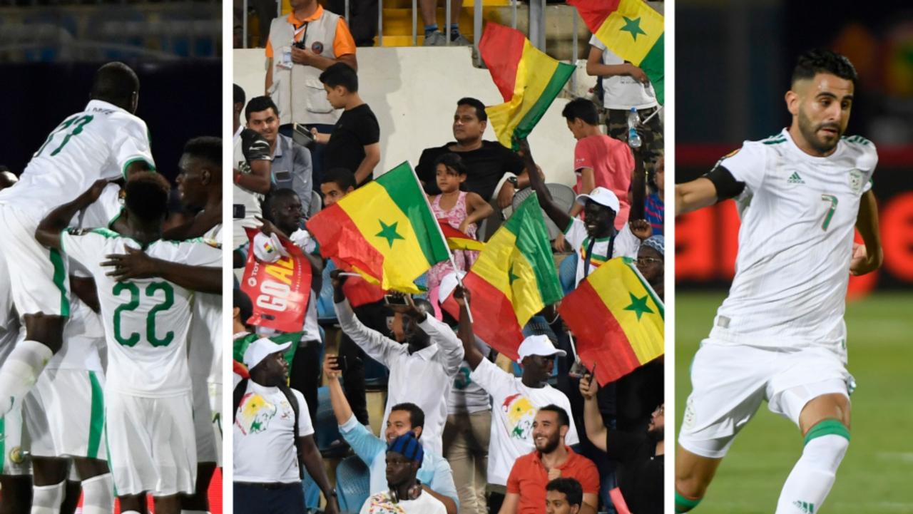 Senegal and Algeria are off to winning starts at the Africa Cup of Nations.