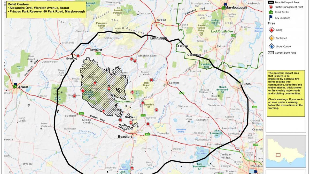 Residents In Victoria’s West Warned To Evacuate As Bayindeen Fire ...