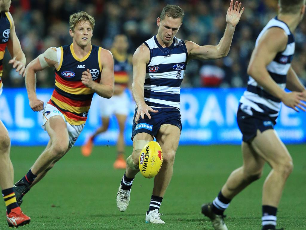 The Cats have fought to play finals at their home stadium in Geelong. Picture: Mark Stewart