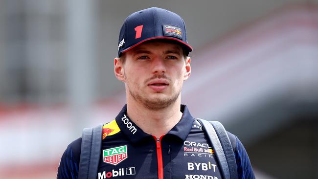 BAKU, AZERBAIJAN - APRIL 28: Max Verstappen of the Netherlands and Oracle Red Bull Racing walks in the Paddock prior to practice ahead of the F1 Grand Prix of Azerbaijan at Baku City Circuit on April 28, 2023 in Baku, Azerbaijan. (Photo by Francois Nel/Getty Images)