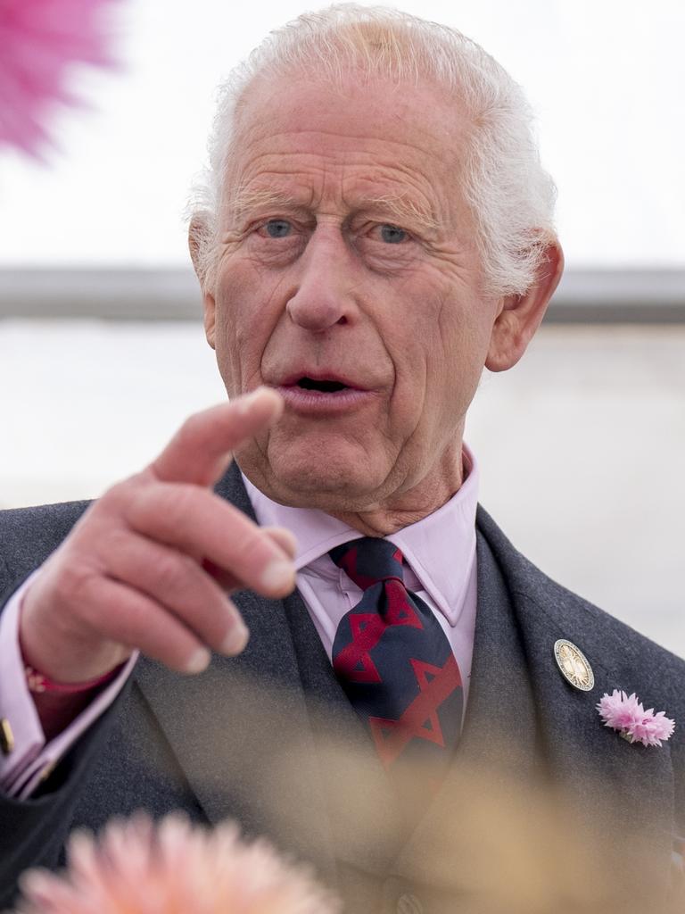 King Charles III seen during a visit to the Royal Horticultural Society of Aberdeen's 200th Flower Show at Duthie Park, on August 31, 2024 in Aberdeen, Scotland. Picture: Getty