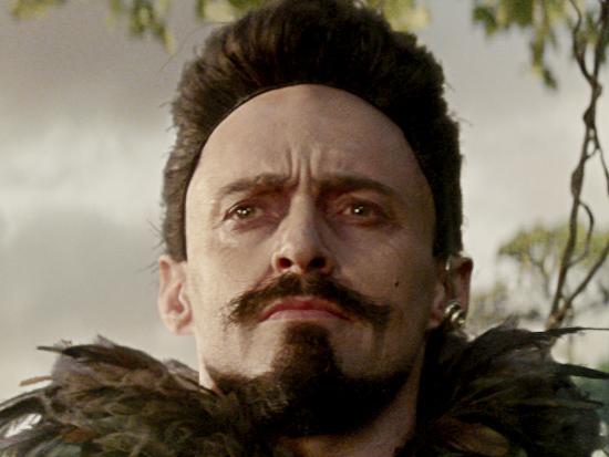 Hugh Jackman in a scene from the movie Pan.