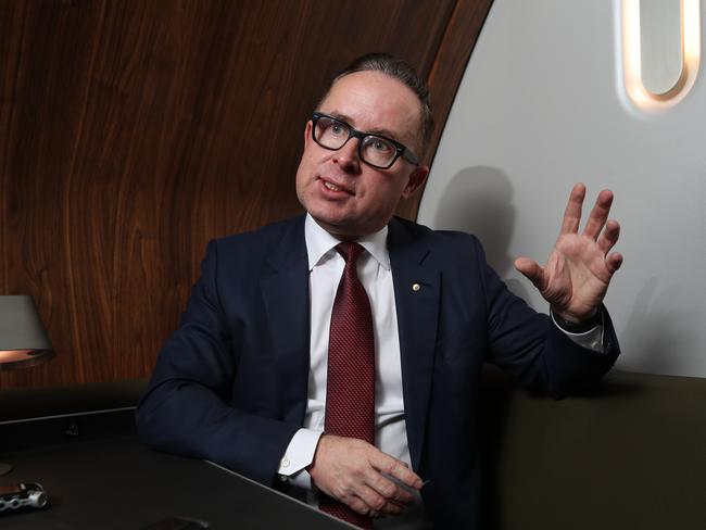 Qantas CEO Alan Joyce. Picture: David Swift