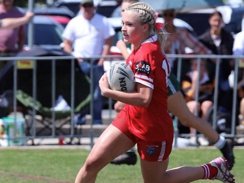 Ella Koster of the Illawarra Steelers Tarsha Gale Cup team. Picture: Contributed