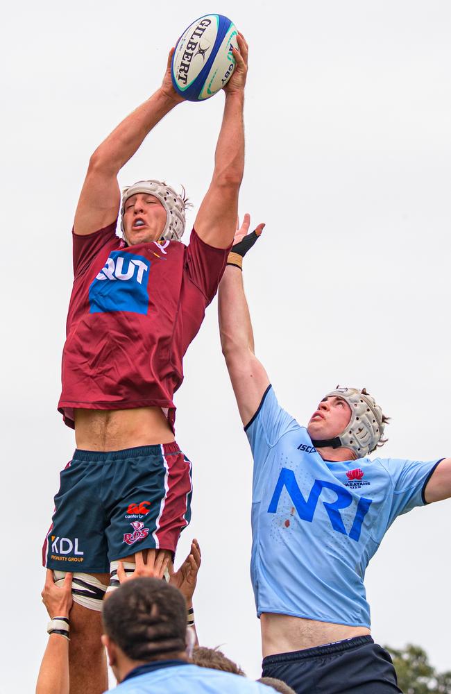 Charlie Brosnan. Super Rugby Under-19s action between the Reds and Waratahs. Picture courtesy of James Auclair.