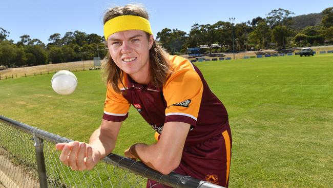 Tim Oakley pictured earlier this year when he featured for Tea Tree Gully in the 2018/19 grade cricket season. Picture: AAP/Keryn Stevens