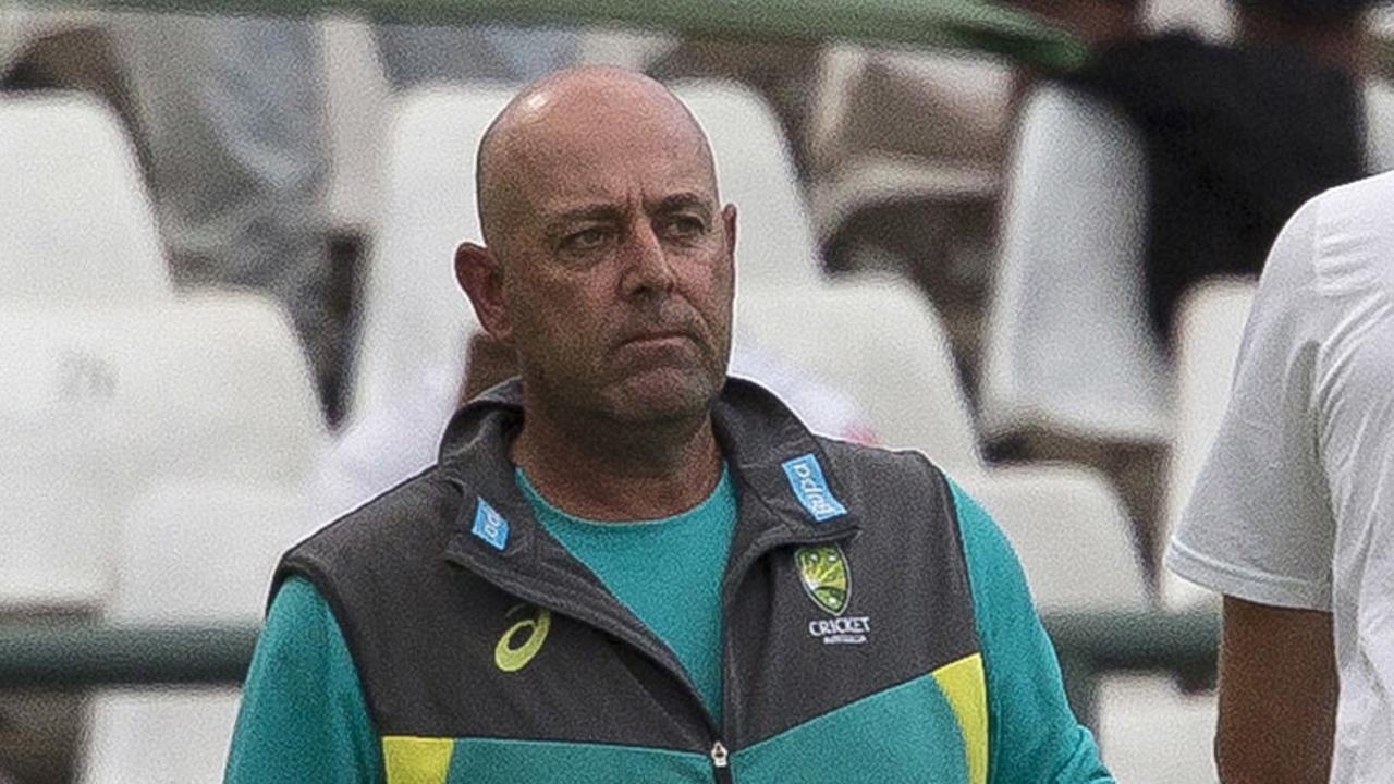 Darren Lehmann resigned as Australian coach after the 2018 ball-tampering scandal. (AP Photo/Halden Krog)