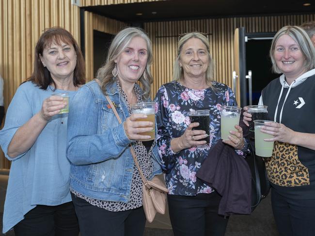 Roxette in Concert 2025 - Sharyn Brennan, Tracey Battersvy, Donna Austin and Kristylee Oakley at MyState Bank Arena. Picture: Caroline Tan