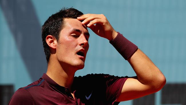 Bernard Tomic has been accused of apalling behaviour in his match against Fabio Fognini.