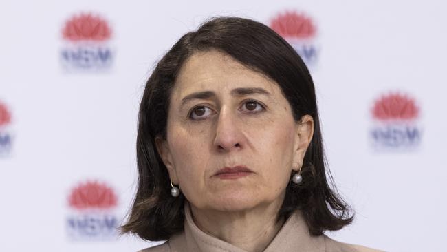 NSW Premier Gladys Berejiklian on Tuesday. Picture: Getty Images