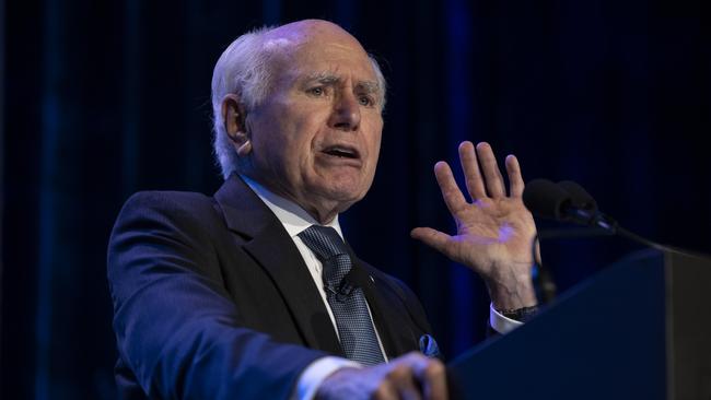 Former Prime Minister John Howard says a vote for independents is a vote against the Liberal Party. Picture: Getty Images