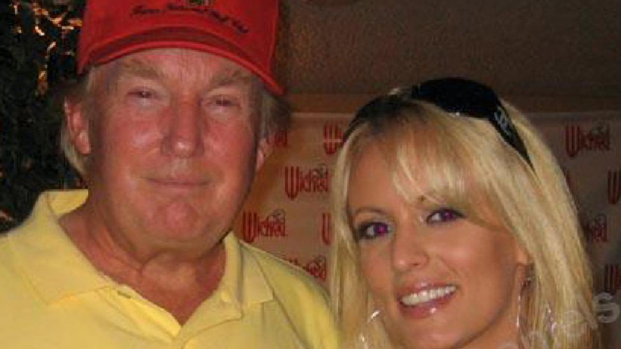 Donald Trump with Stormy Daniels, in 2006. Picture: Supplied