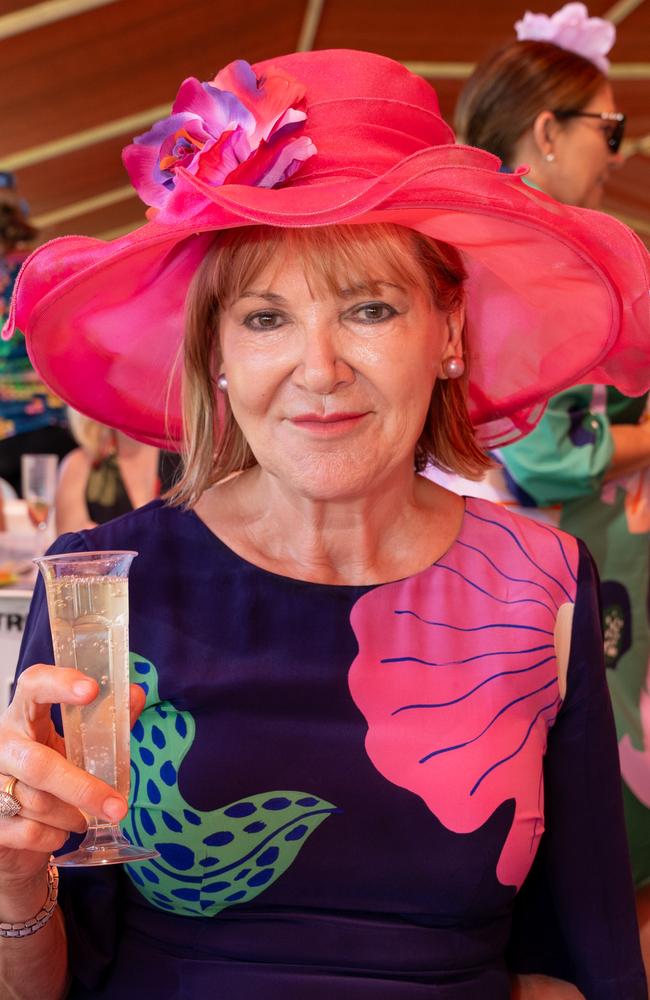 Lucille Panting at the 2023 Darwin Cup Carnival Ladies Day. Picture: Pema Tamang Pakhrin