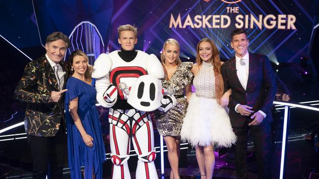 Superstar Cody Simpson was unveiled as the inaugural winner of the Masked Singer on Monday night.